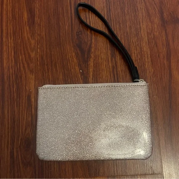 Kate Spade Gold Glitter Wristlet - Picture 2 of 7